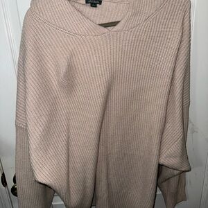 Wild Fable Women's Cream Cowl Neck Sweater